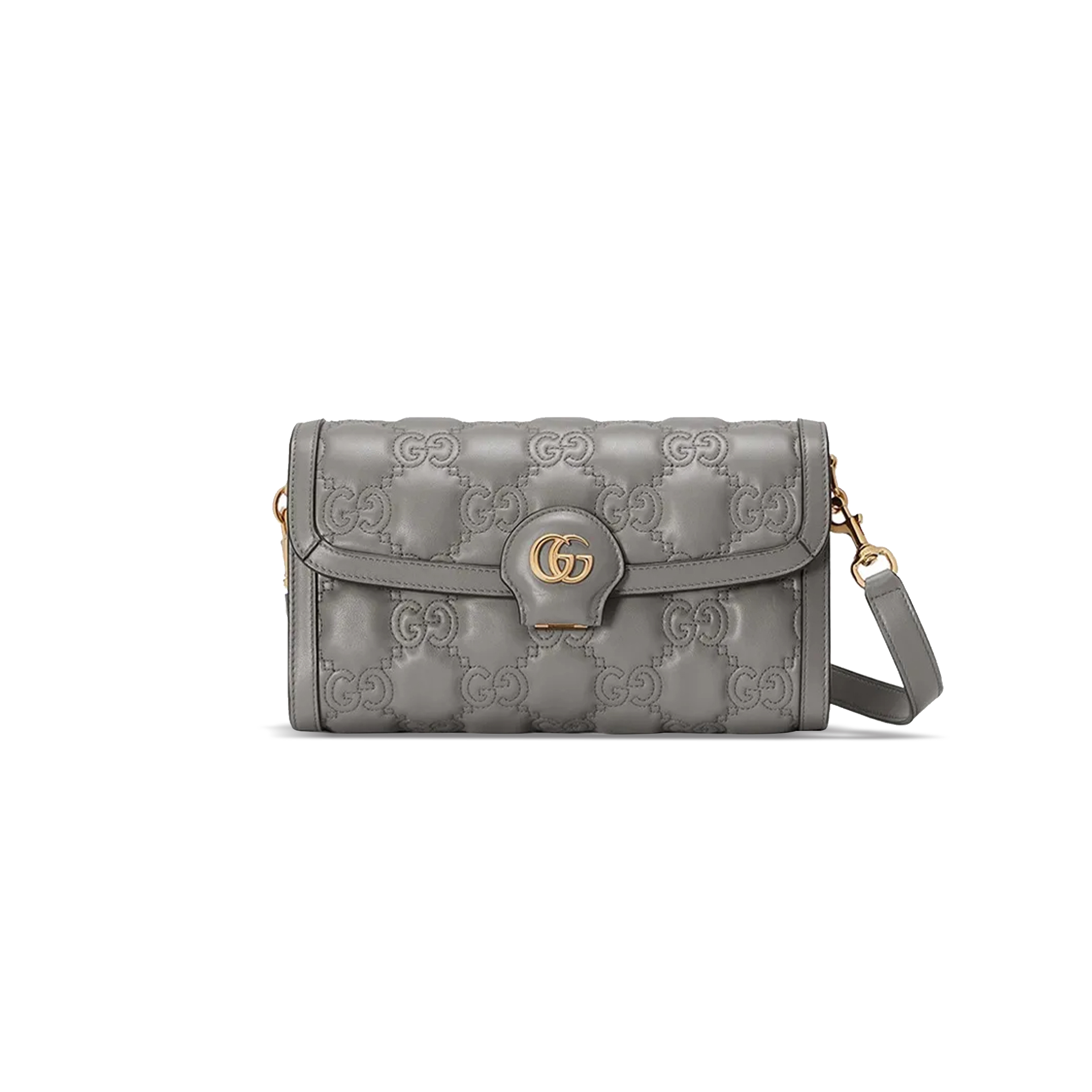 GUCCI SMALL GG MATELASSÉ LEATHER BAG 724529 (25.5*16*8.5cm)